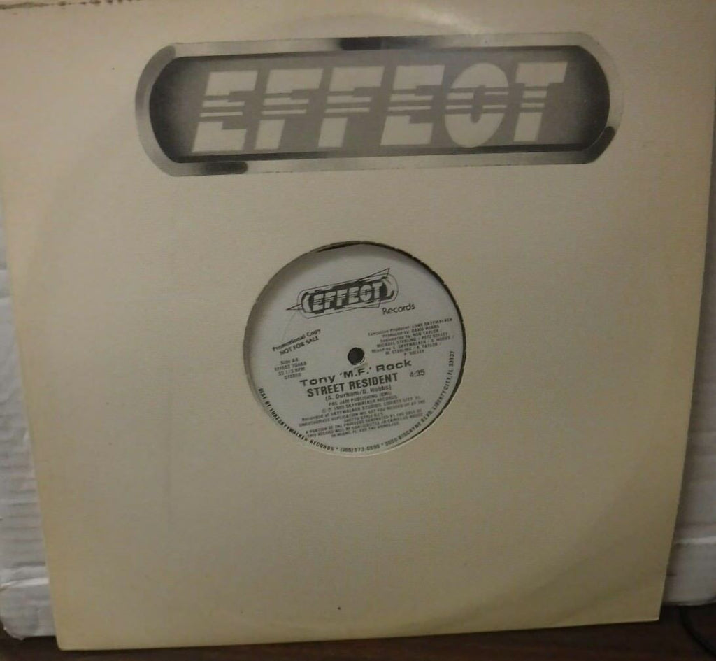 Tony M.F. Rock Street Resident 12" SINGLE PROMO 031118LLE
