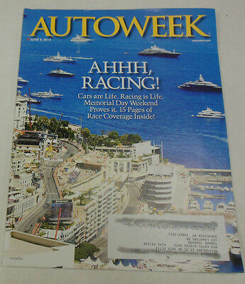 Autoweek Magazine Cars Are Life & Racing Is Life Memorial Day June 2014 071814R
