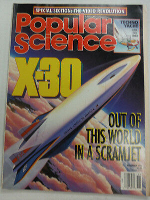 Popular Science Magazine X-30 Scramjet November 1991 EXC Cond 052715R