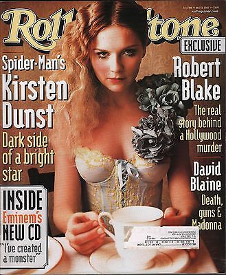 Rollingstone May 23 2002 Kirsten Dunst, Robert Blake w/ML VG 021016DBE
