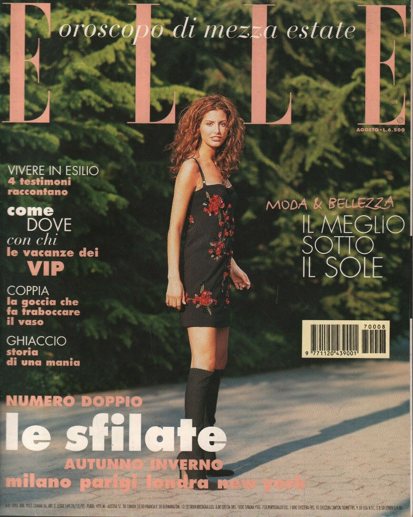Elle Italian Fashion Magazine June 1996 Clare Booth Dolce Gabanna 100720ame2