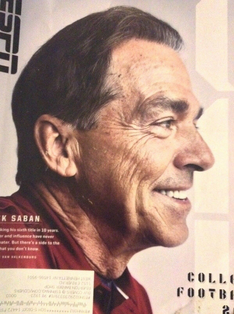 Espn Magazine Nick Saban College Football August 20, 2018 011219nonrh