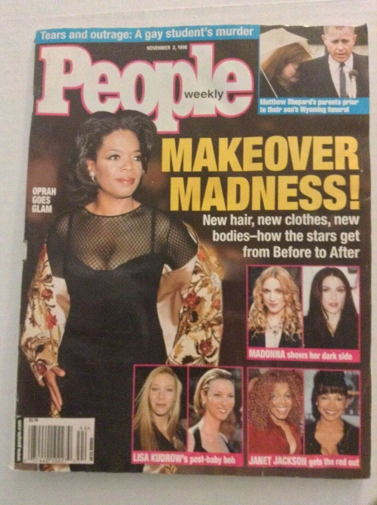 People Weekly Lisa Kudrow Oprah Winfrey Madonna November 2, 1998 072119nonrh