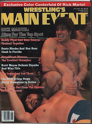 Wrestling's Main Event January 1984 Rick Martel Complete EX 120915DBE