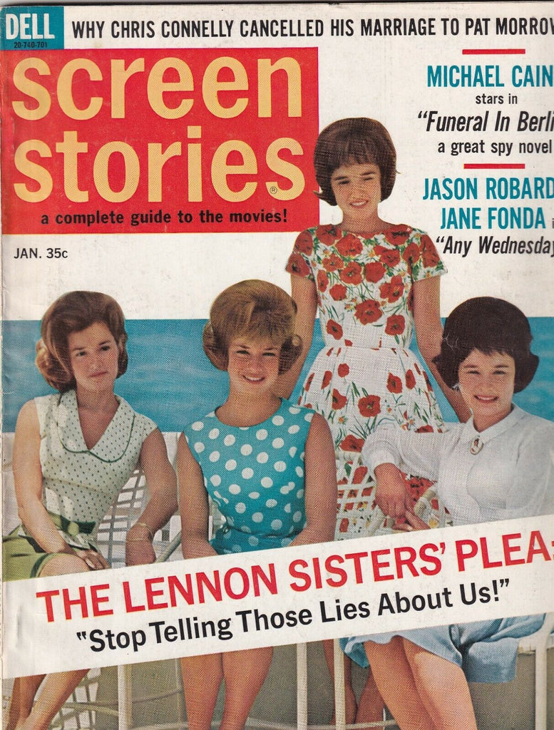 Screen Stories Lennon Sisters Michael Caine January 1967 070219nonr