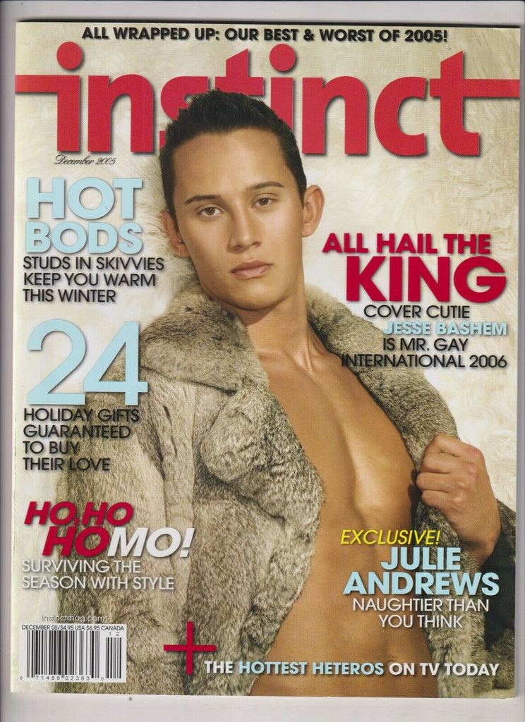 Instinct Gay Interest Jesse Bashem Julie Andrews December 2005 030420nonr