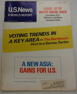 U.S. News Magazine Voting Trends & White House Race October 1972 031215R2