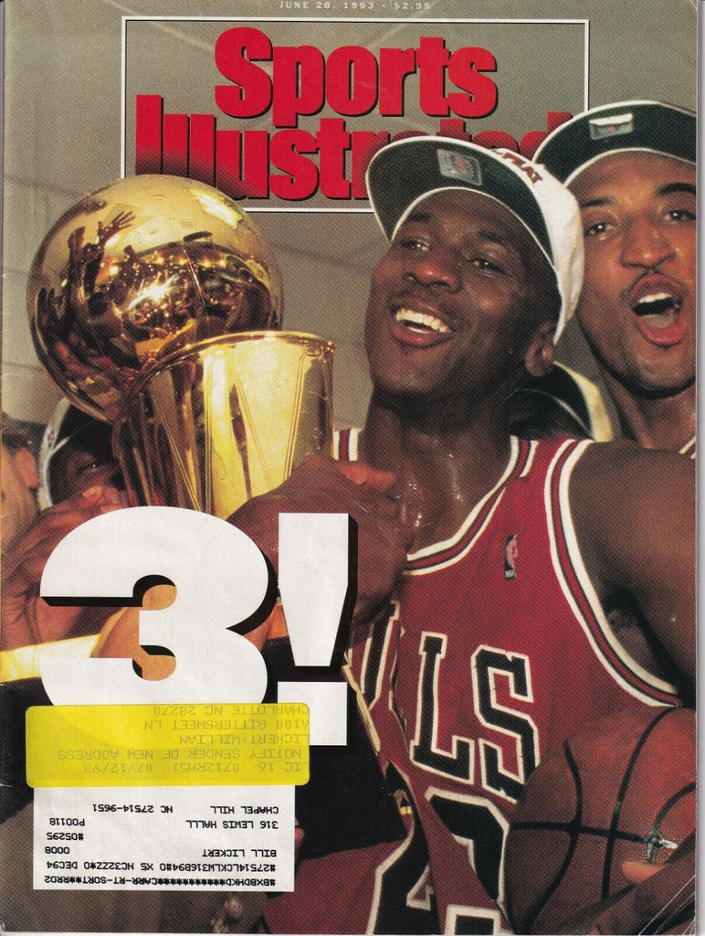 Sports Illustrated Magazine Michael Jordan June 28, 1993 040819nonr