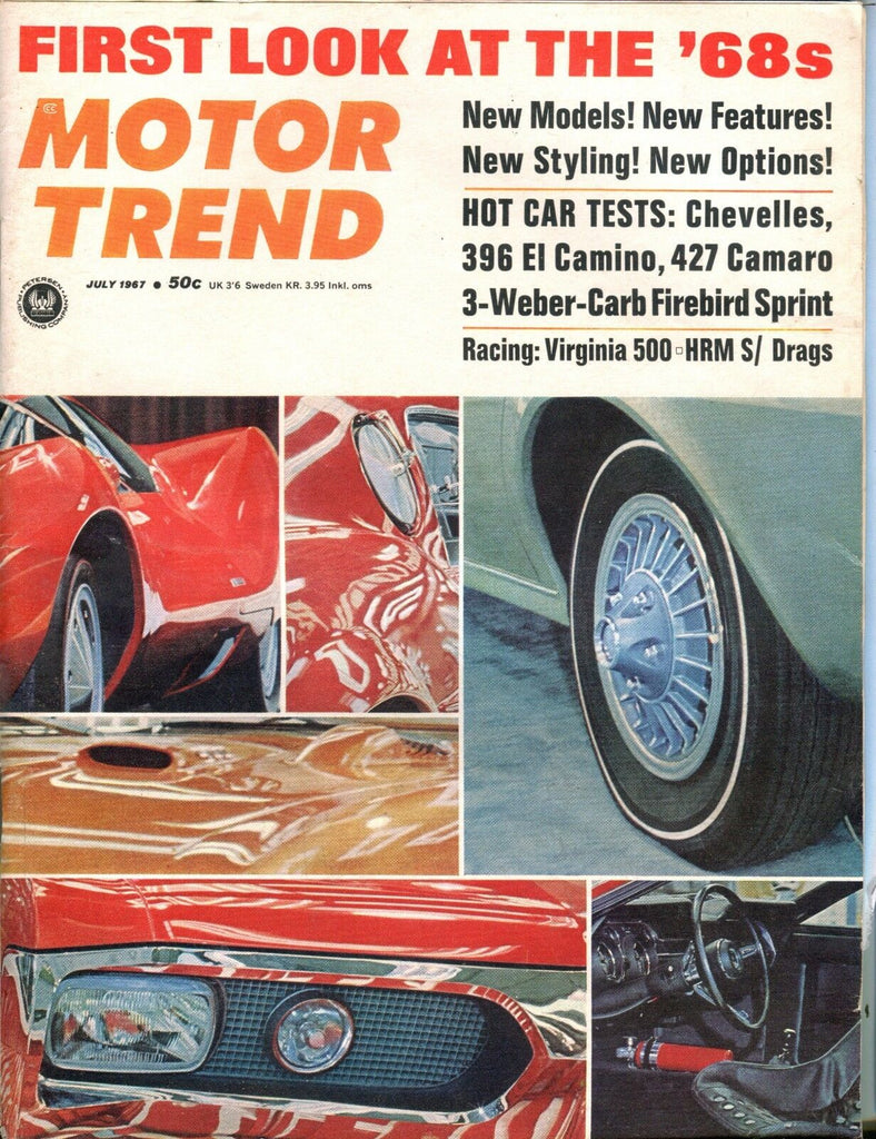 Motor Trend Magazine July 1967 396 El Camino EX No ML 041817nonjhe