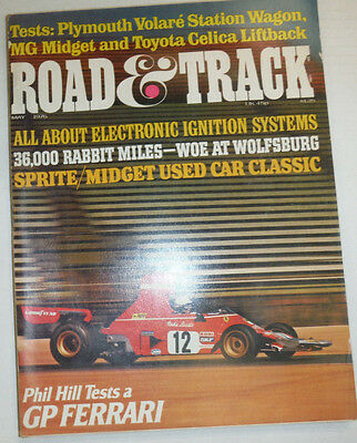 Road & Track Magazine Phil Hill GP Ferrari May 1976 NO ML 030315r