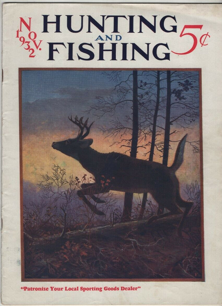 Hunting And Fishing Mag Mad Trapped Of Rat River November 1932 020321nonr
