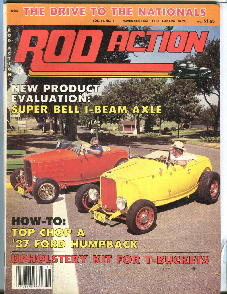 Rod Action Magazine November 1982 '37 Ford Humpback VG No ML 031417nonjhe