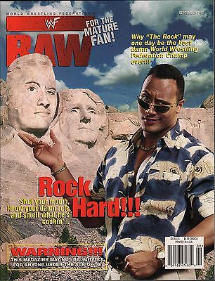 WWF Raw September 1998 The Rock, Vince Russo EX 011816DBE