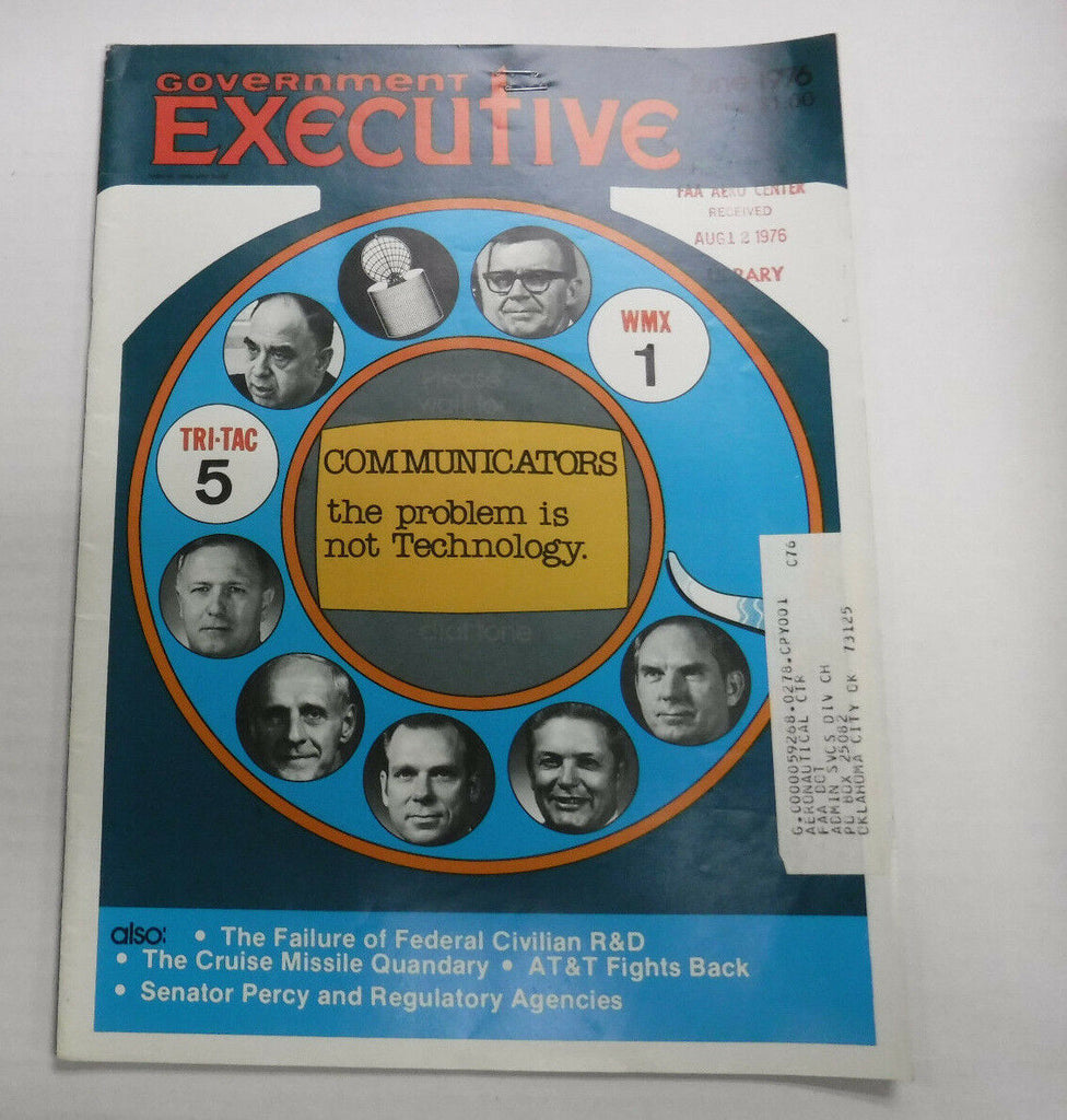 Government Executive Magazine Communicators June 1976 FAL FAA 102016R