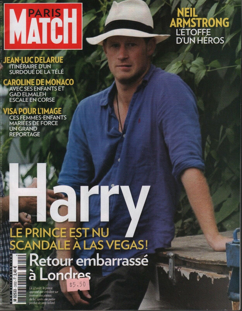 Paris Match September 5 2012 Prince Harry Jean-Luc Delarue 062918DBE2