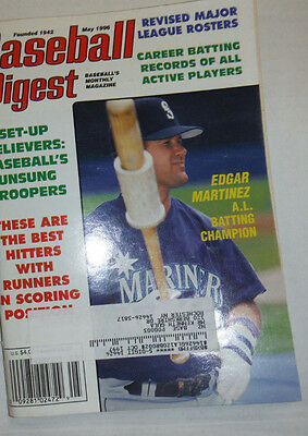 Baseball Digest Magazine Edgar Martinez May 1996 020315R