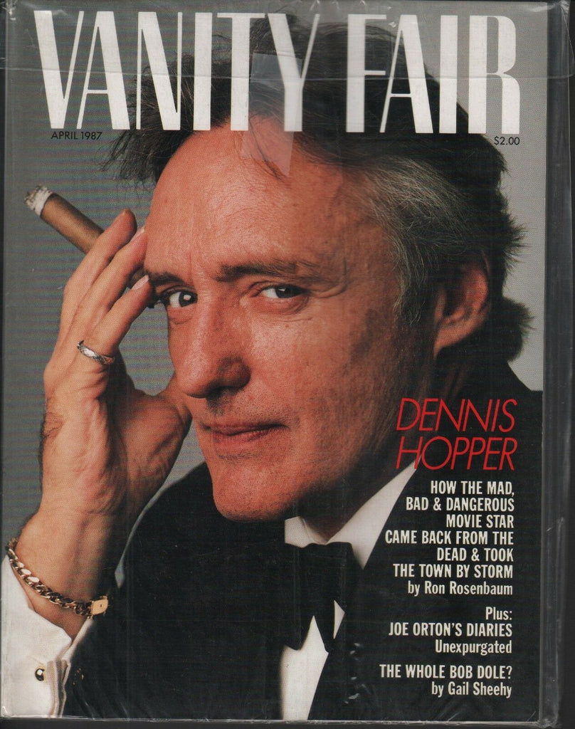 Vanity Fair April 1987 Denis Hopper Joe Orton Bob Dole 011019AME