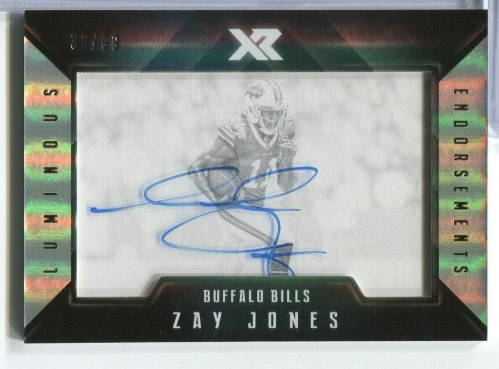 Zay Jones Bills Luminous Signed Card 36/99 Panini LE-ZJ 2017 100219DBCD2