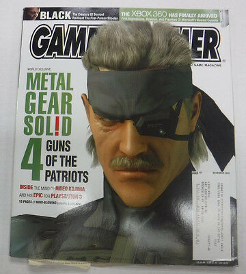 Gameinformer Magazine Metal Gear Solid 4 No.152 December 2005 081215R