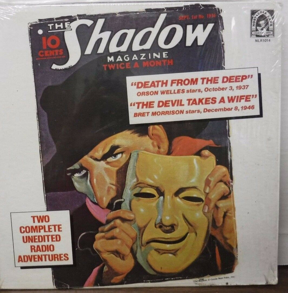 The Shadow Two complete unedtited Radio Adventures NRL1014 33RPM 122616LLE