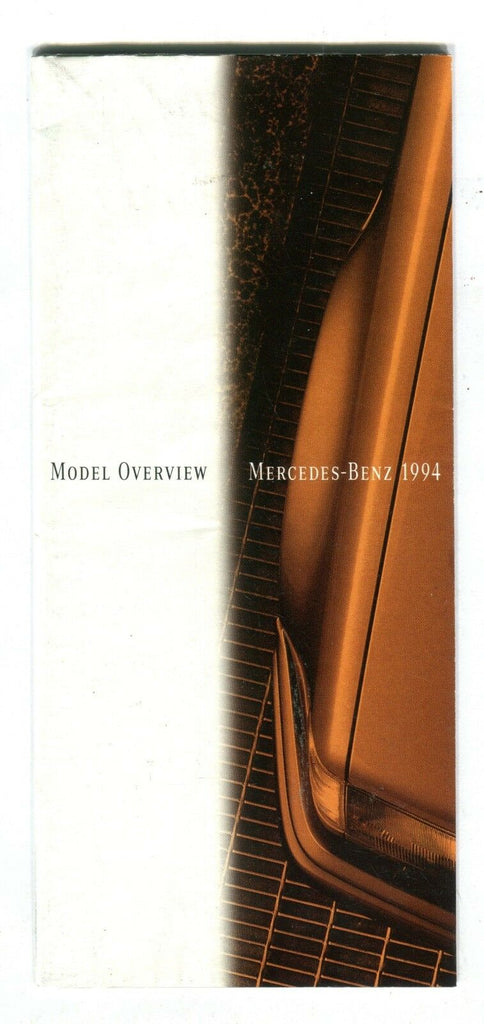 1994 Mercedes-Benz Model Overview Brochure EX 100616jhe