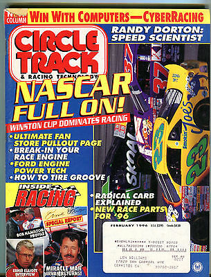 Circle Track & Racing Technology Magazine February 1996 NASCAR VG 052016jhe