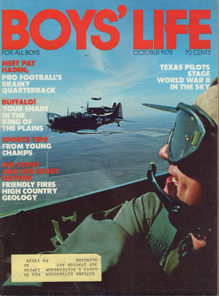 Boys' Life Magazine October 1978 Texas Pilots 083117nonjhe