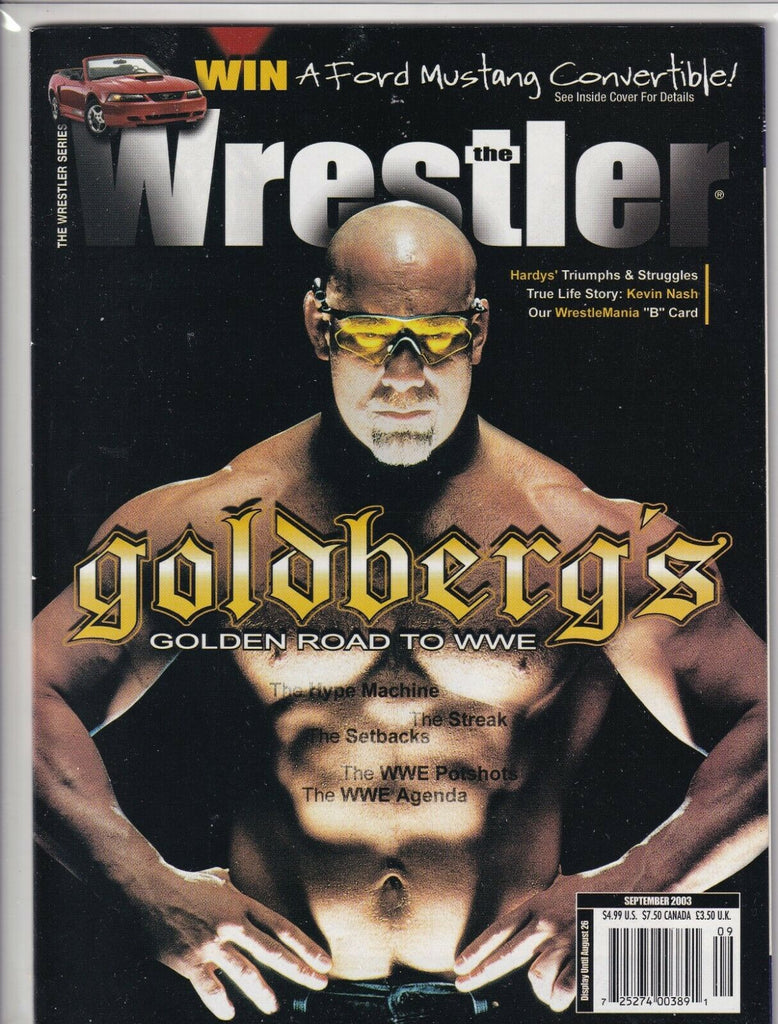 The Wrestler Magazine Goldberg The Hardys Kevin Nash September 2003 062419nonr