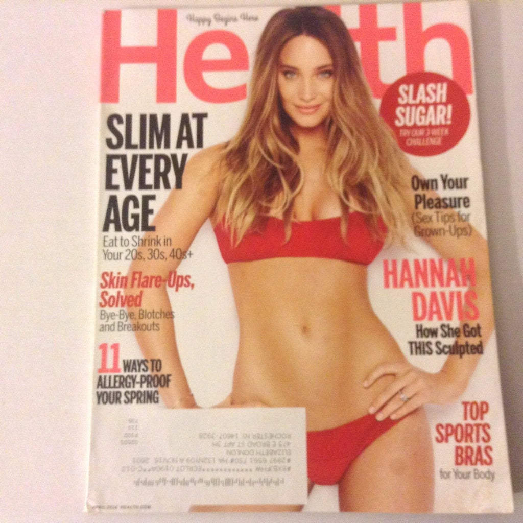 Health Magazine Hannah Davis Sports Bras April 2016 052217nonrh
