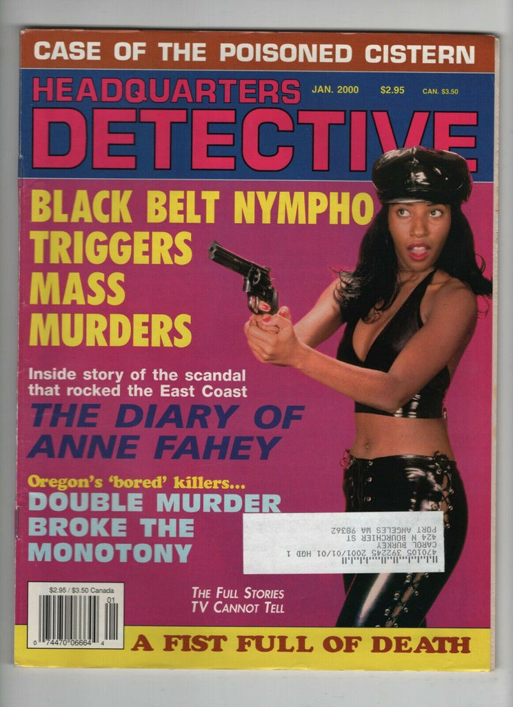 Headquarters Detective Mag Black Belt Triggers January 2000 051120nonrh