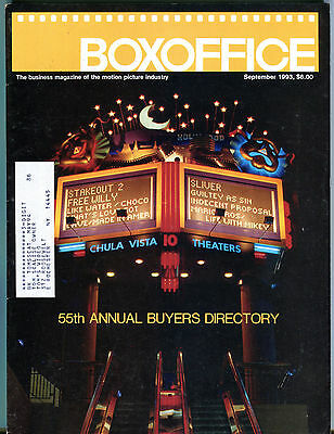 Box Office Magazine September 1993 Buyers Directory EX 040516jhe