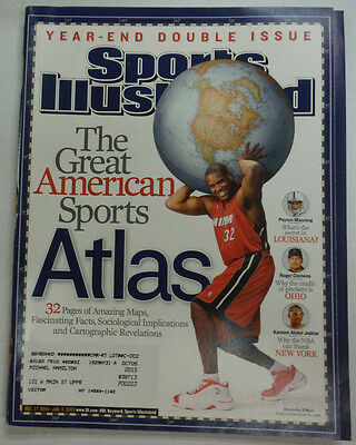 Sports Illustrated Magazine Peyton Manning & Shaq January 2005 051215R