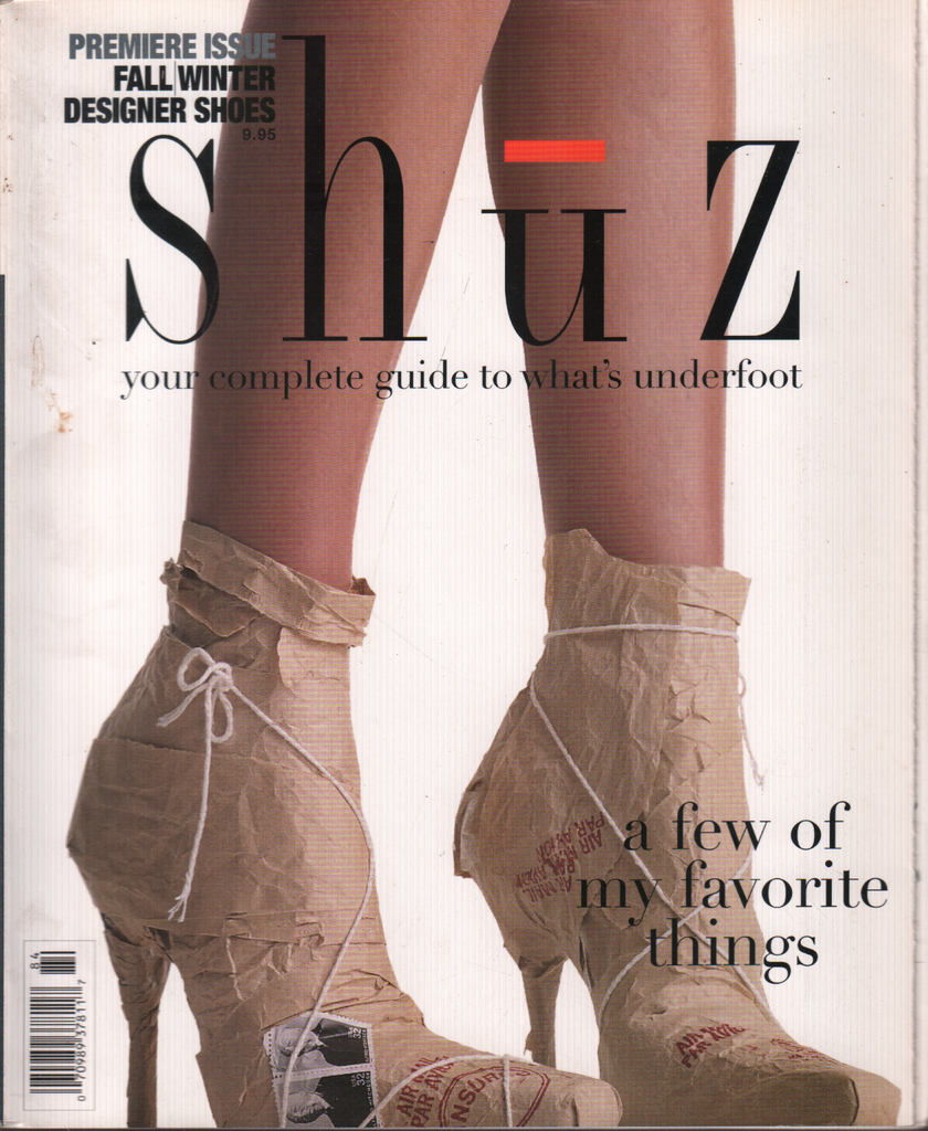 Shuz Premire Issue Fall Winter 1998 Shoe Fashion Magazine 041320DBE