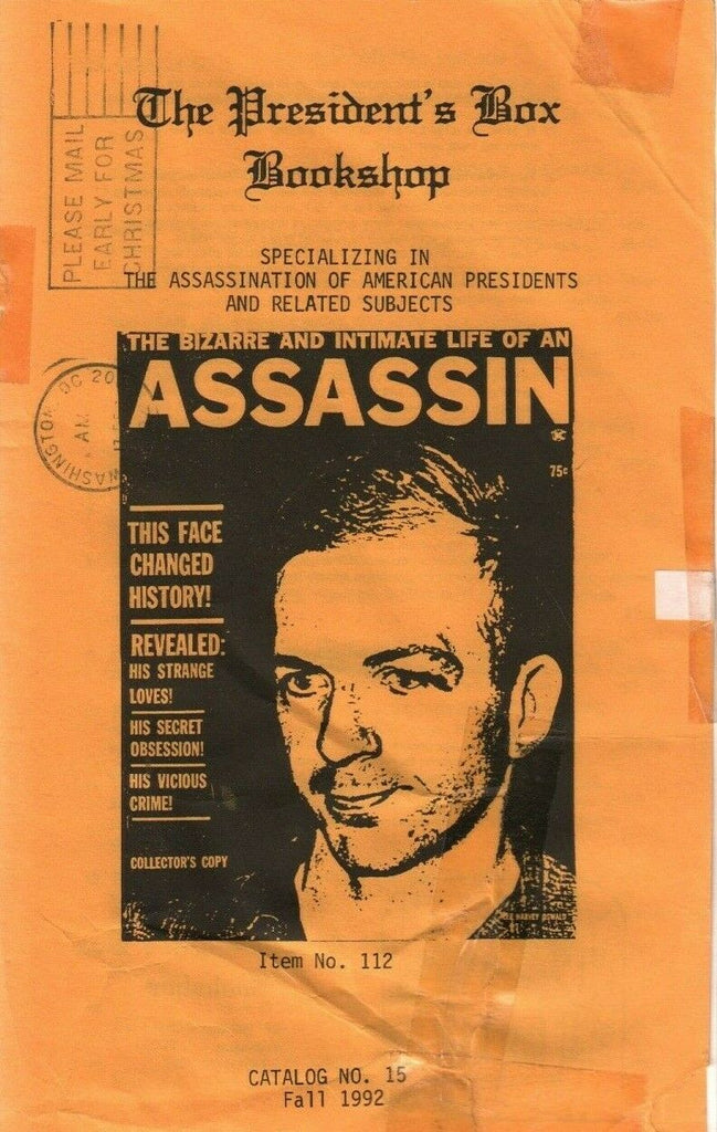 The President's Box Catalog Fall 1992 Assassination of Presidents JFK 011320AME