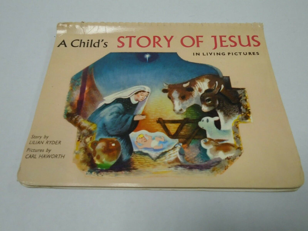 A Child's Story of Jesus in Living Pictures Lilian Ryder Pop Up Book 120419AME