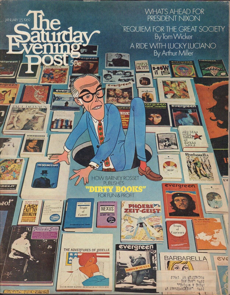 The Saturday Evening Post January 25 1969 Barney Rosset w/ML 082416DBE
