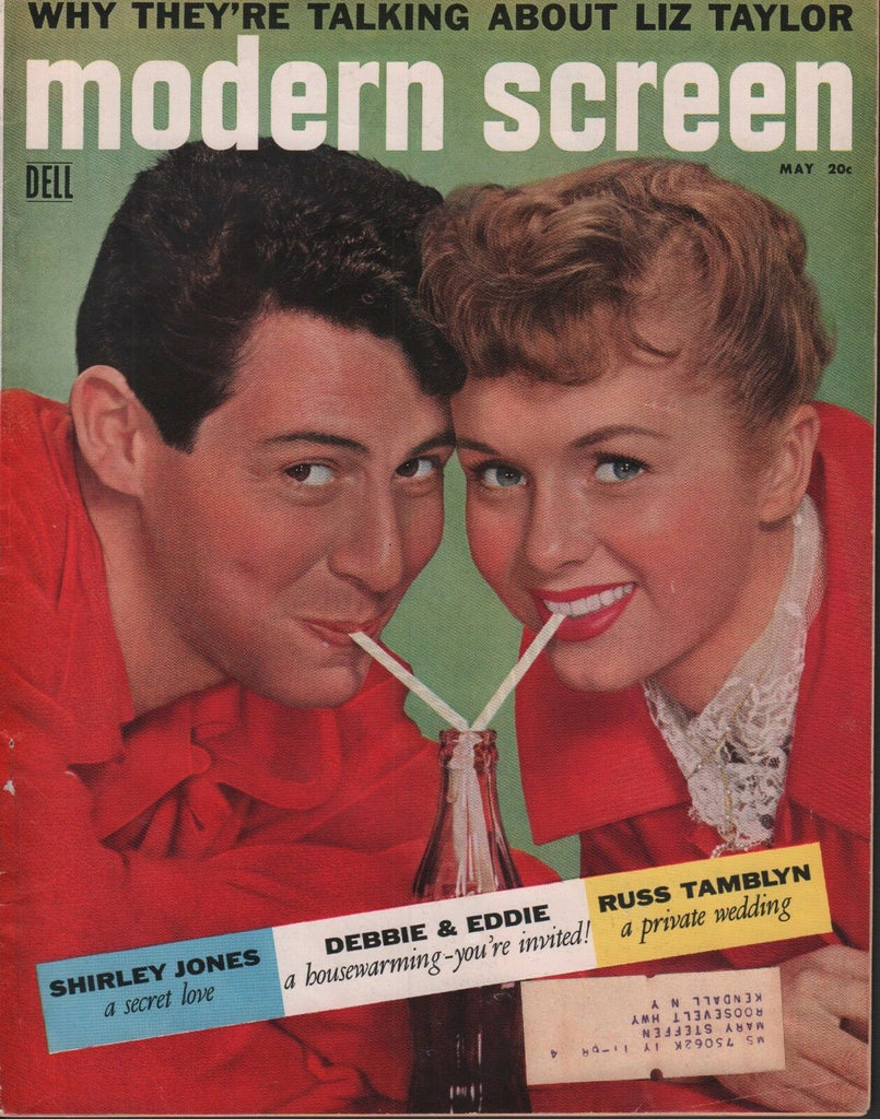 Modern Screen May 1956 Shirley Jones Russ Tamblyn 050918DBE