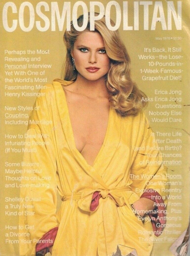 Cosmopolitan May 1978 Christie Brinkley Henry Kissinger 121718DBE