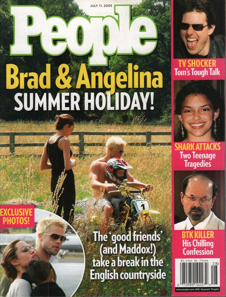 People Weekly July 11 2005 Brad Pitt Angelina Jolie Tom Cruise 022120AME