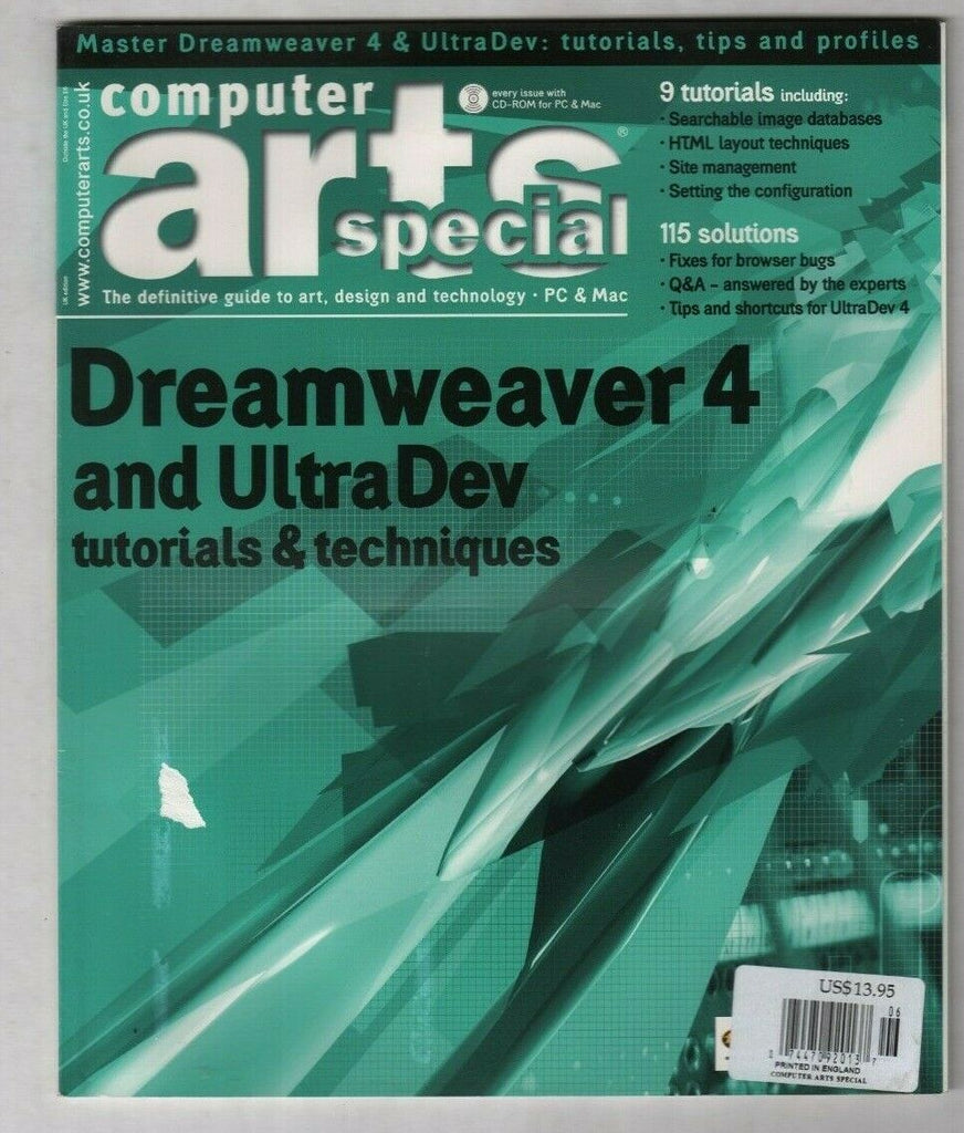 Computer Arts Special UK Mag Dreamweaver 4 And Ultra Dev 2001 No.21 011520nonr