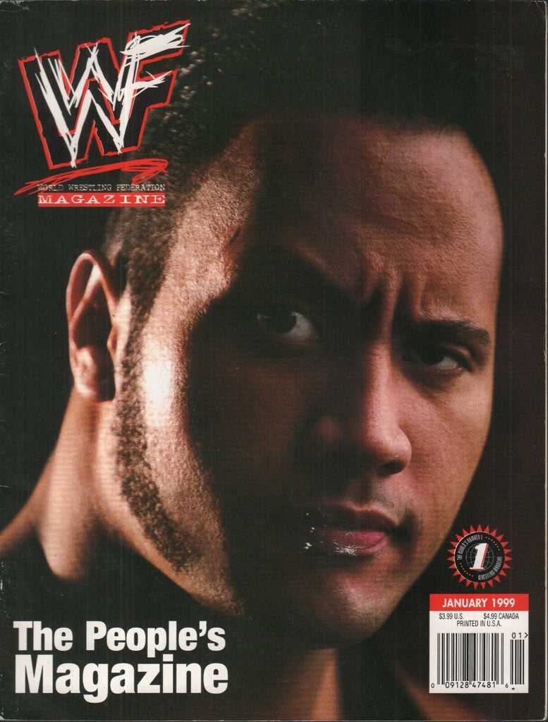 World Wrestling Federation Magazine January 1999 The Rock 010418AME