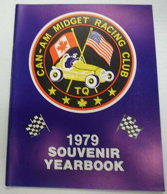 Can-Am Midget Racing Club Brochure Magazine 1979 Souvenir Yearbook 081415R