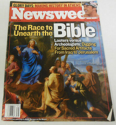 Newsweek Magazine The Race To Unearth The Bible August 2004 071714R