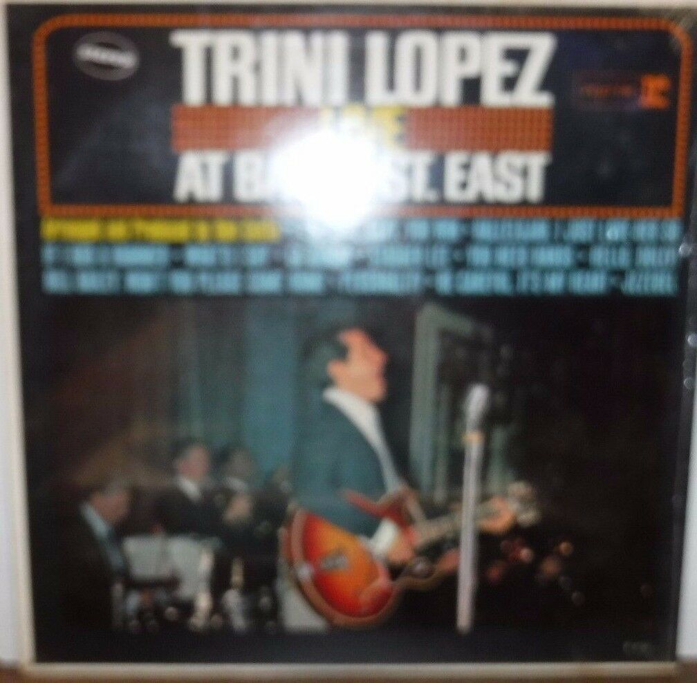 Trini Lopez live at Basin St. East 33RPM RS-6134 sw on cvr 110516LLE