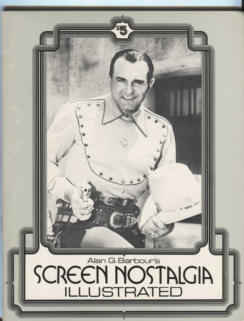Alan G Barbour's Screen Nostalgia Illustrated #10 1975 RARE 062420DBE