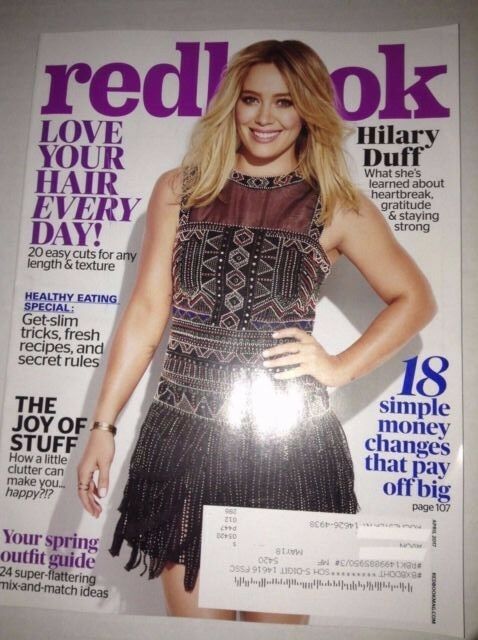 Redbook Magazine Hilary Duff Spring Guide April 2017 033117NONRH