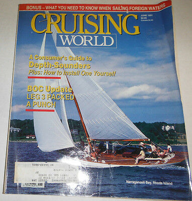 Cruising World Magazine Depth-Sounders Consumer's Guide June 1991 080214R