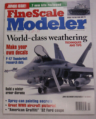 FineScale Modeler Magazine World Class Weathering P-47 November 1999 042515R