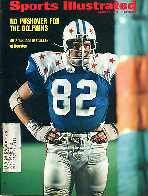 Sports Illustrated Magazine August 6 1973 John Matuszak EX 031516jhe