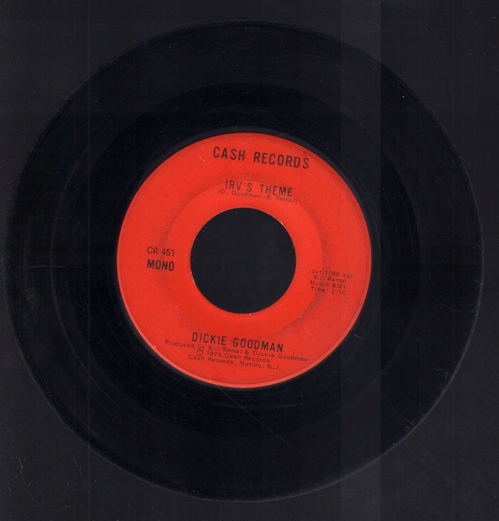 Dickie Goodman IRV's Theme Mr Jaws Cash Records Mono 45 RPM Vinyl 45AME